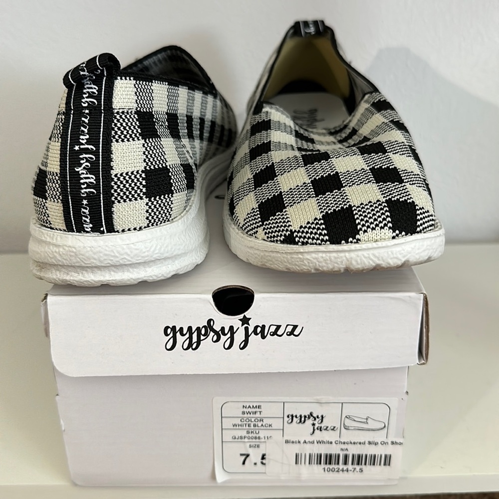 Gypsy Jazz Slip On Shoes